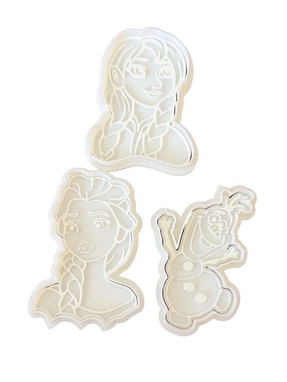 Frozen Cookie Cutter & Stamp Set 3D Printed